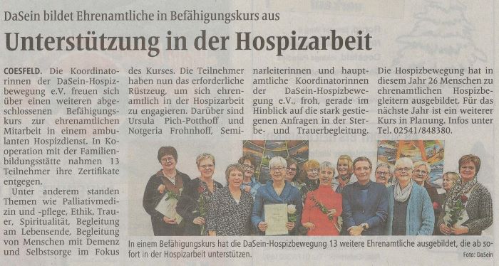Abschluss Kurs 2B